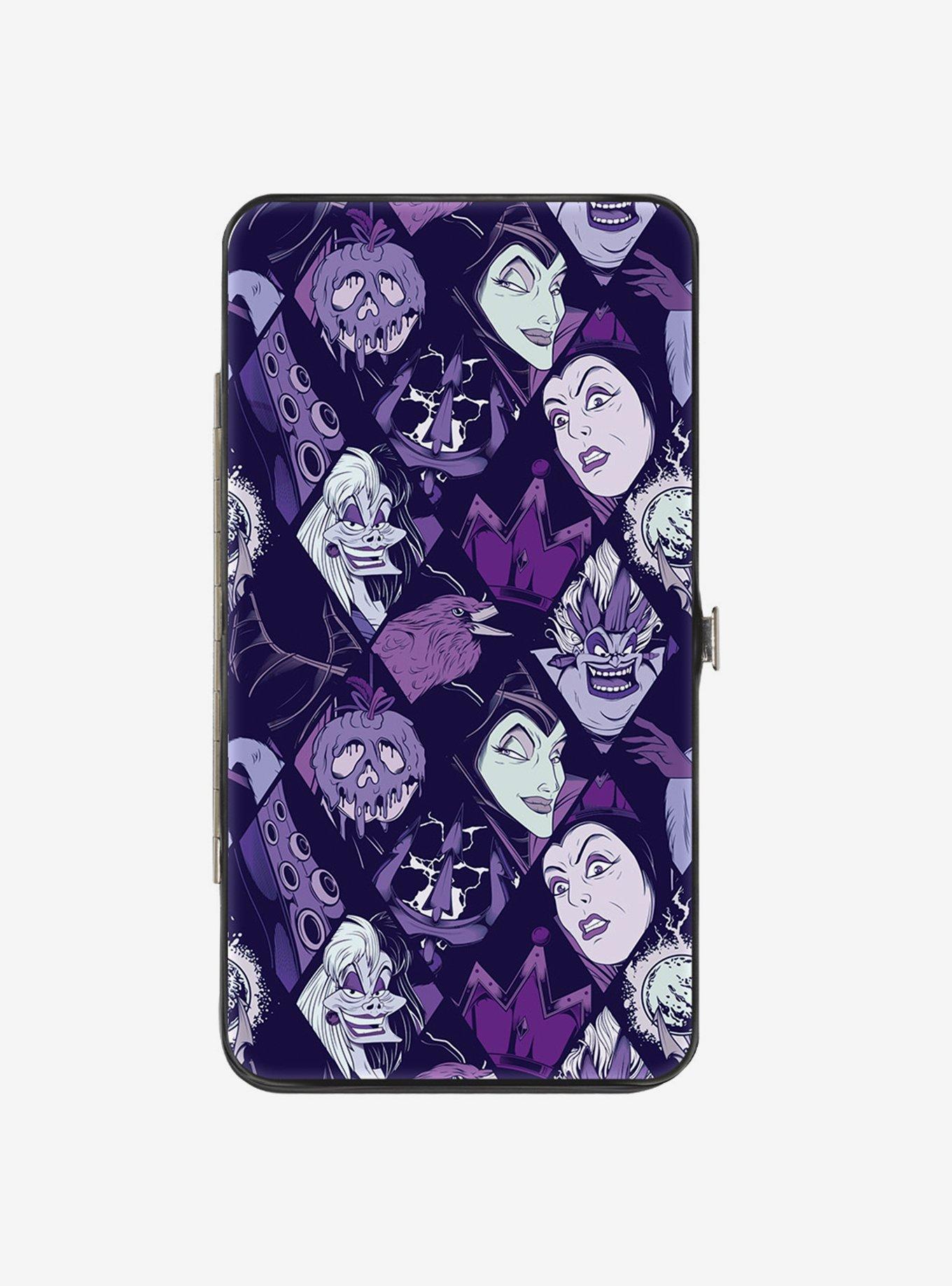 Disney Villain Expressions and Icon Hinged Wallet, , hi-res