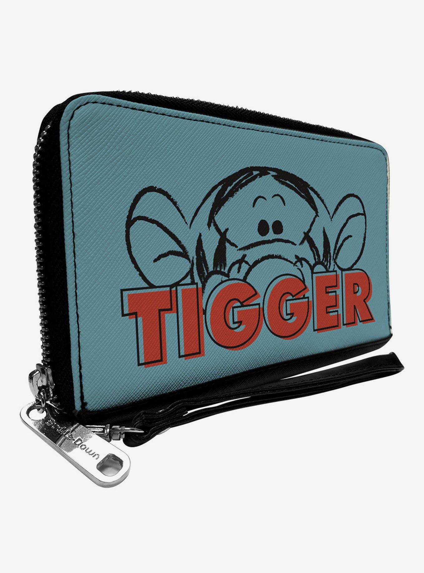 Disney Winnie the Pooh Tigger Peek Pose Zip Around Wallet, , hi-res