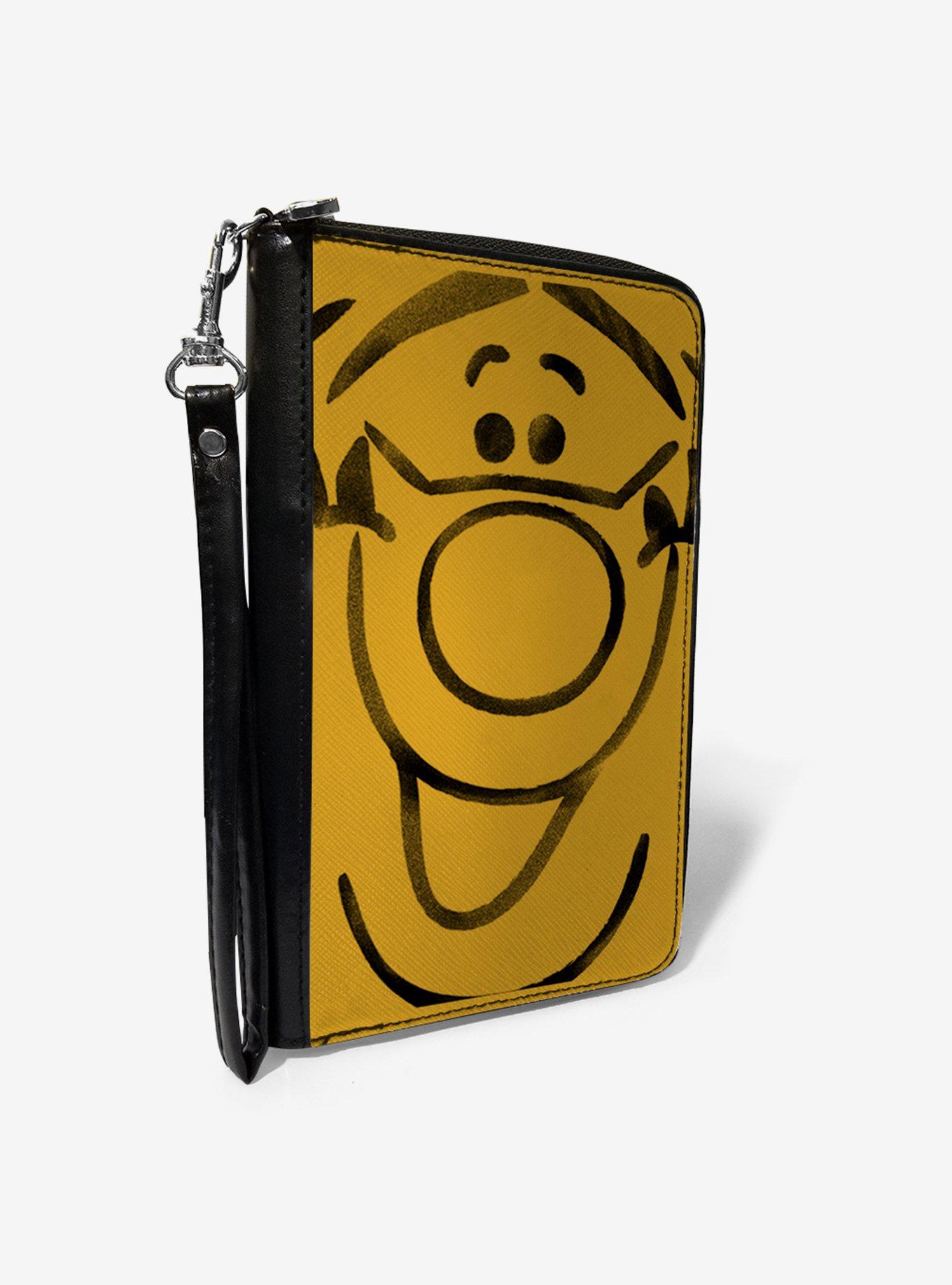 Disney Winnie the Pooh Tigger Smiling Face Close Up Zip Around Wallet, , hi-res