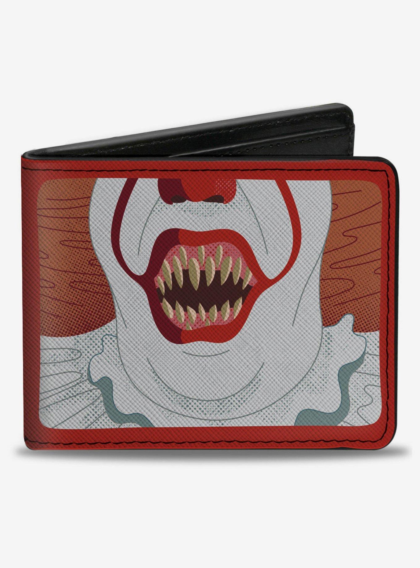 IT Chapter Two Pennywise Smile Close Up Bifold Wallet, , hi-res