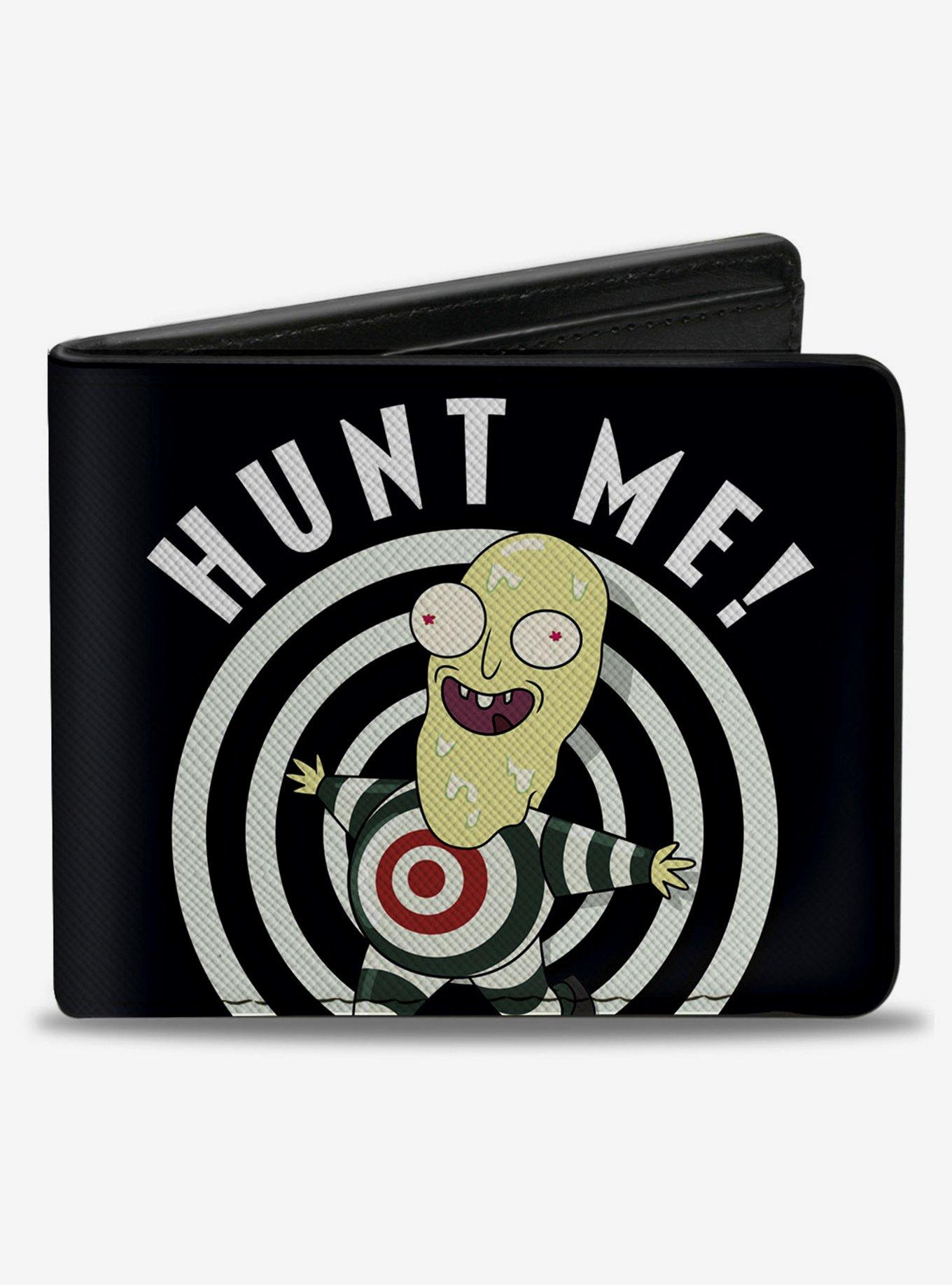 Rick and Morty Mr. Always Wants to Be Hunted Bifold Wallet