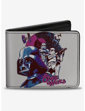 Star Wars Darth Vader and Stormtroopers Death Star Pose Bifold Wallet, , hi-res