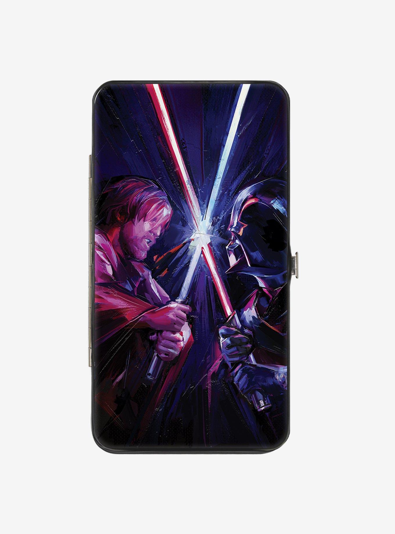 Star Wars Obi Wan Kenobi and Darth Vader Battle Clash Hinged Wallet, , hi-res