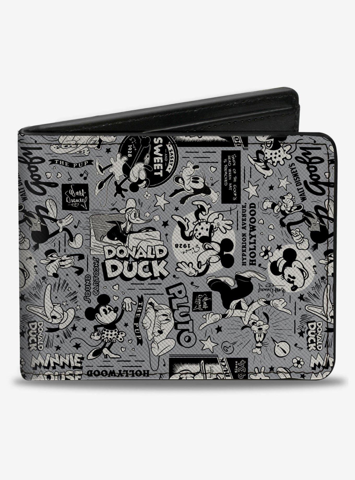 Disney100 Classic Fab Five Characters Collage Bifold Wallet | BoxLunch