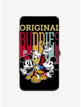 Disney Mickey Mouse and Friends Original Buddies Group Pose Hinged Wallet, , hi-res