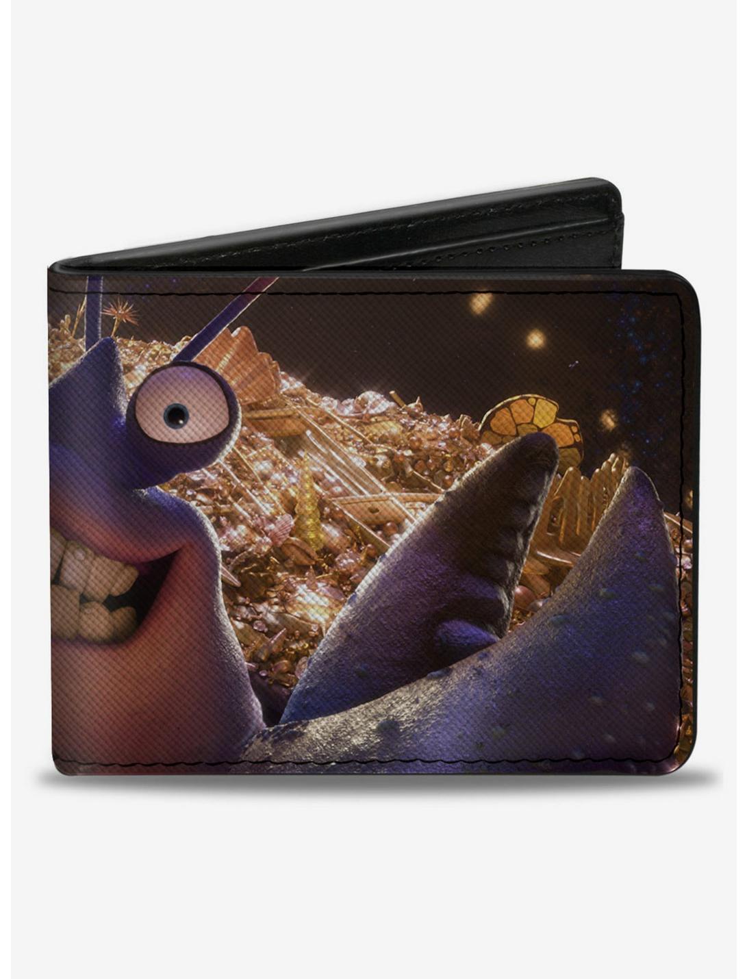Disney Moana Tamatoa Smiling Face Treasure Pose Bifold Wallet, , hi-res