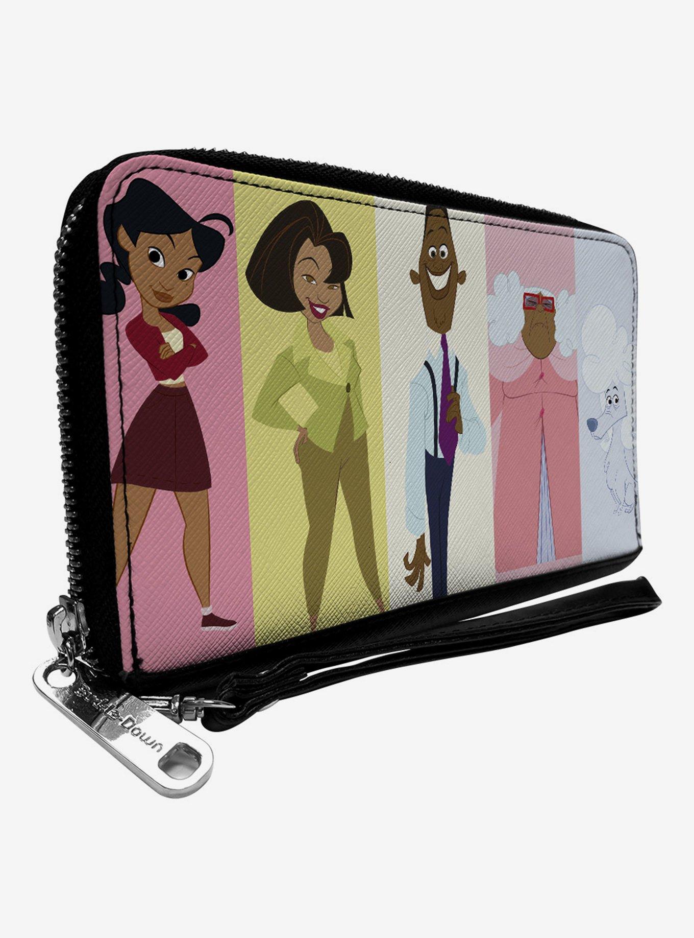 Disney The Proud Family Pose Pastel Zip Around Wallet, , hi-res