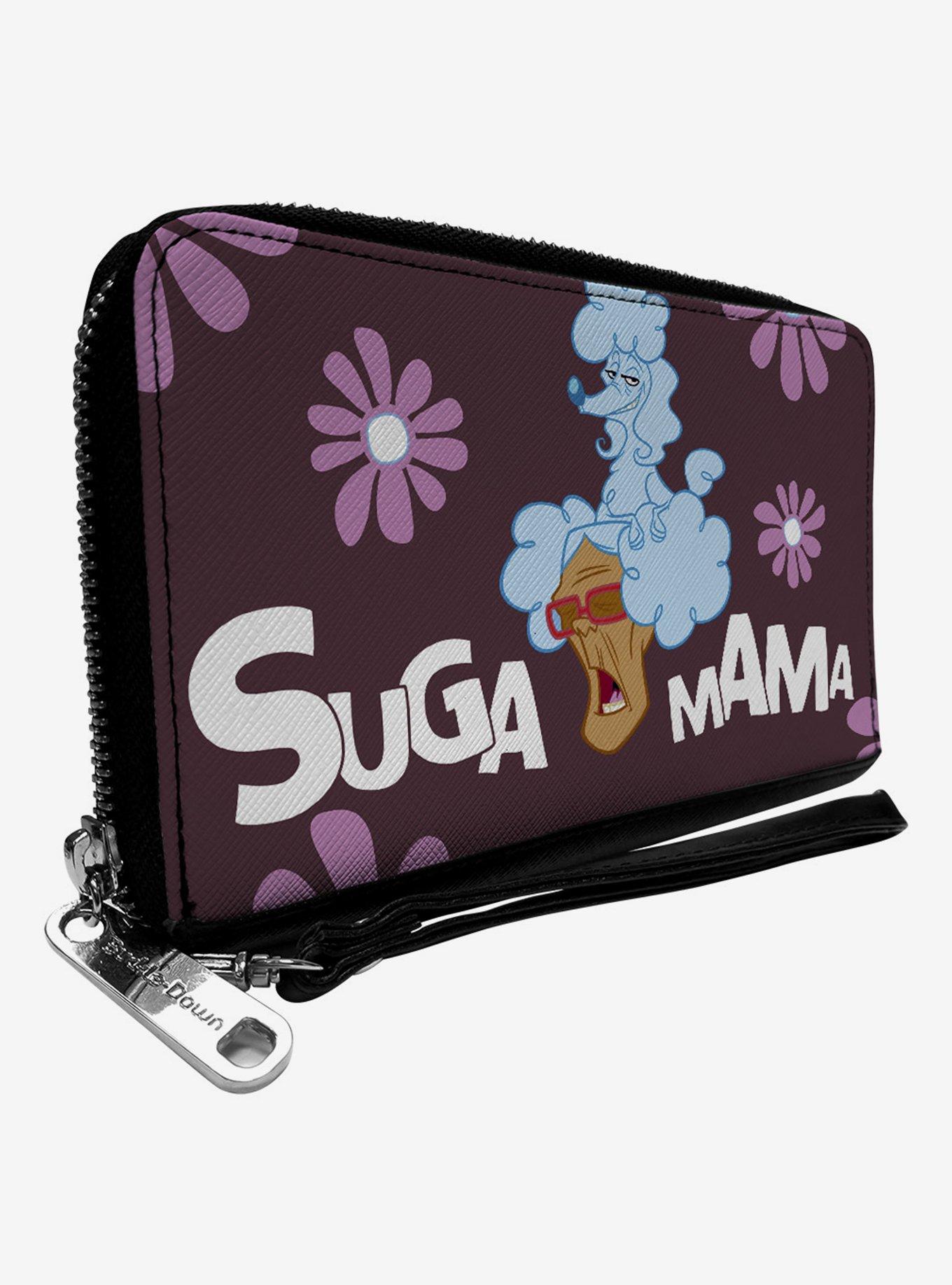 Disney The Proud Family Suga Mama and Puff Pose with Flowers Zip Around Wallet, , hi-res