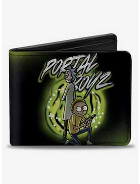 Rick and Morty Portal Boyz Pose Bifold Wallet, , hi-res
