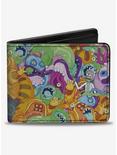 Rick and Morty with Monsters Collage Bifold Wallet, , hi-res