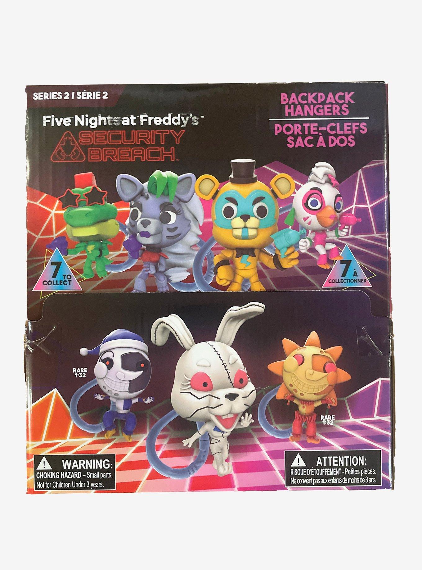 FIVE NIGHTS AT FREDDY'S FNAF HANGERS SERIES 2 SET OF 10 COLLECTOR