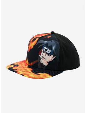 Naruto Shippuden Itachi Flames Snapback Hat, , hi-res