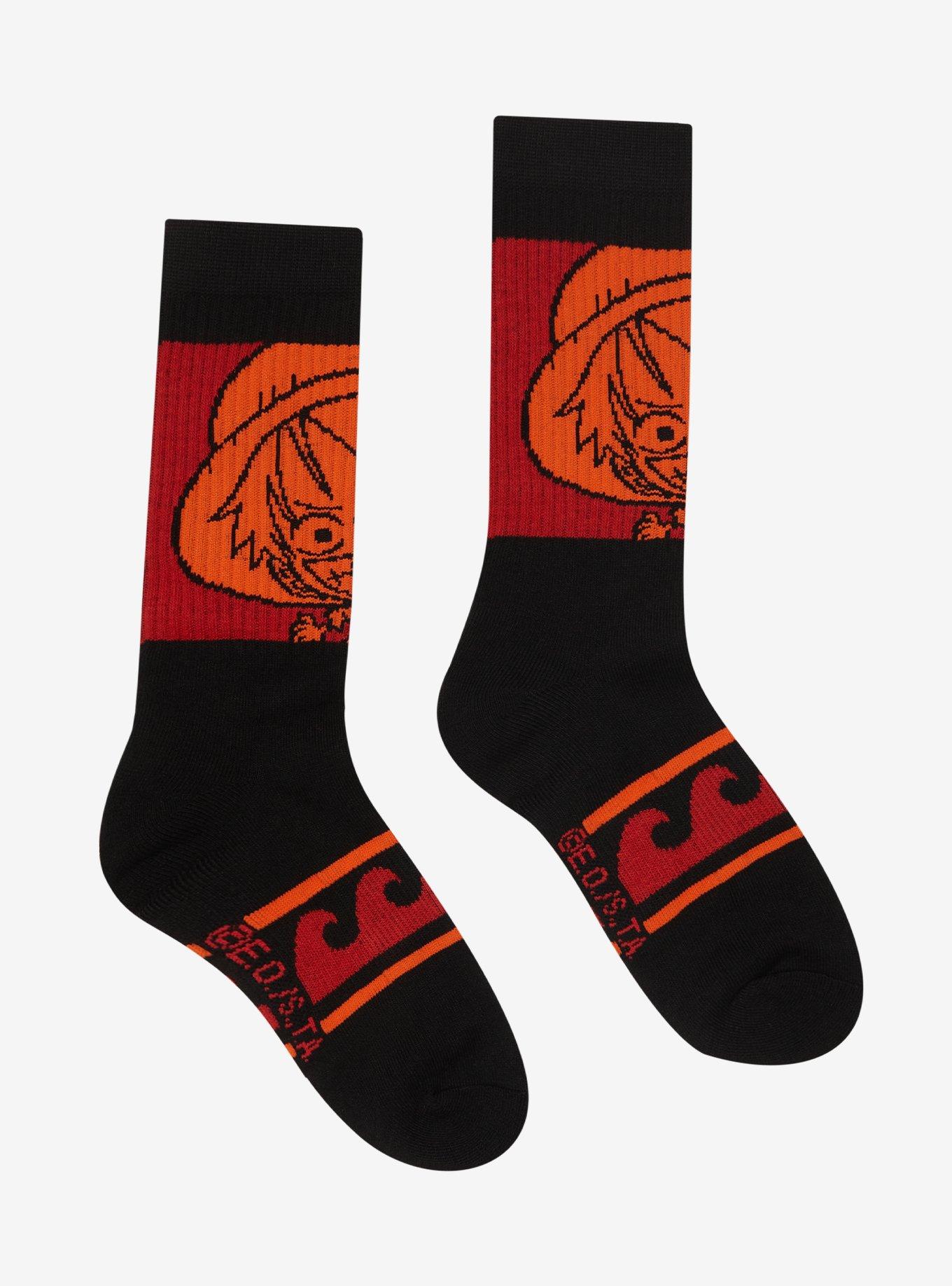 One Piece Chibi Luffy Crew Socks, , hi-res