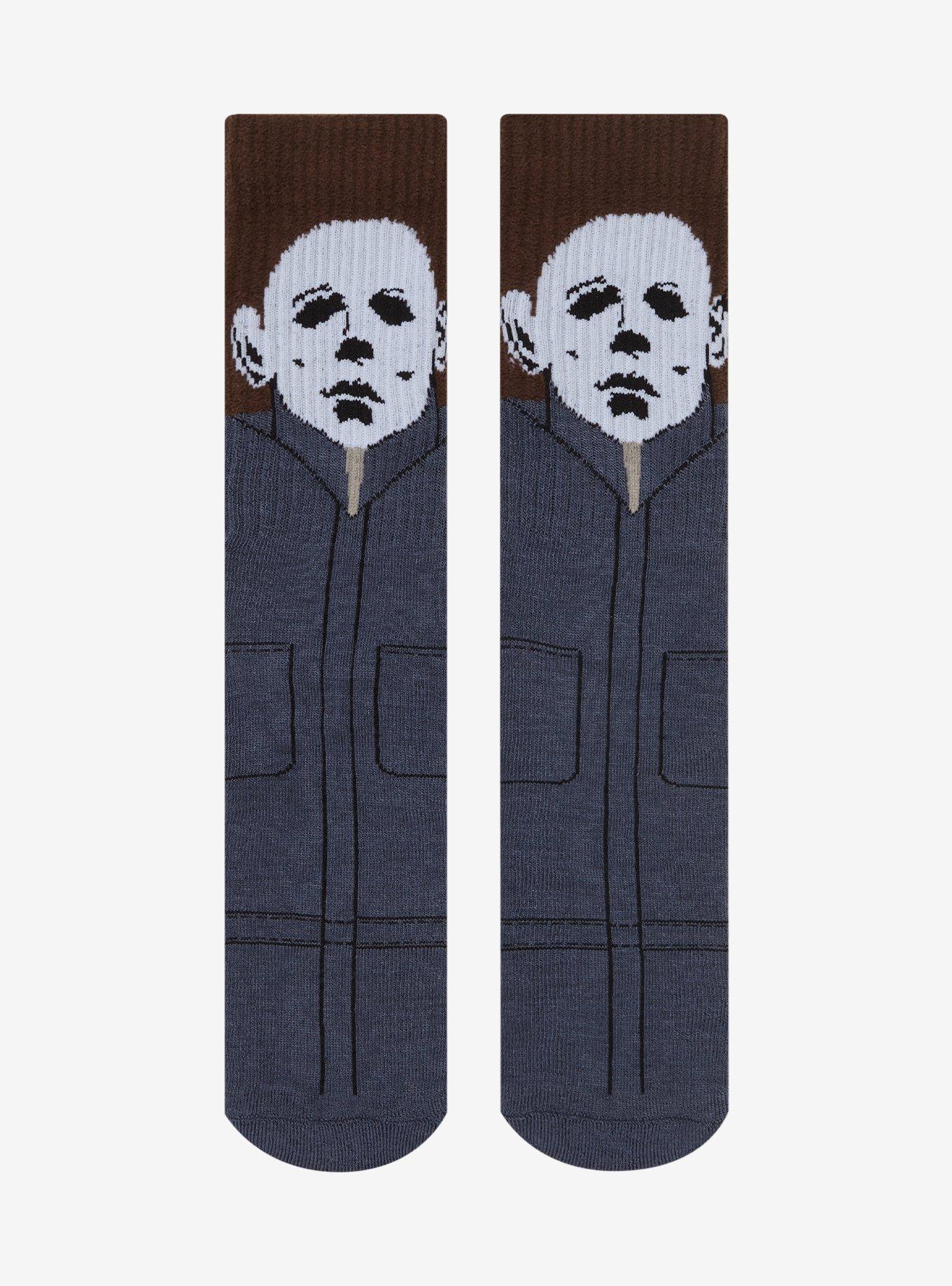 Halloween Michael Myers Crew Socks, , hi-res