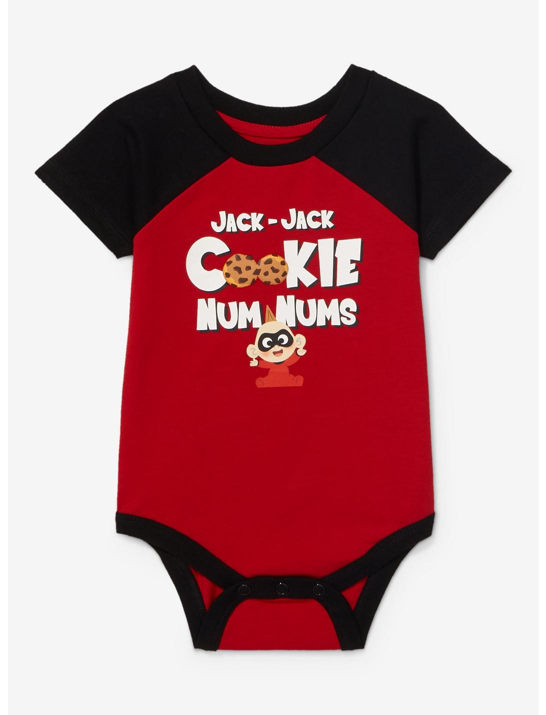 Disney Pixar The Incredibles Jack-Jack Cookie Infant One-Piece - BoxLunch Exclusive, RED, hi-res