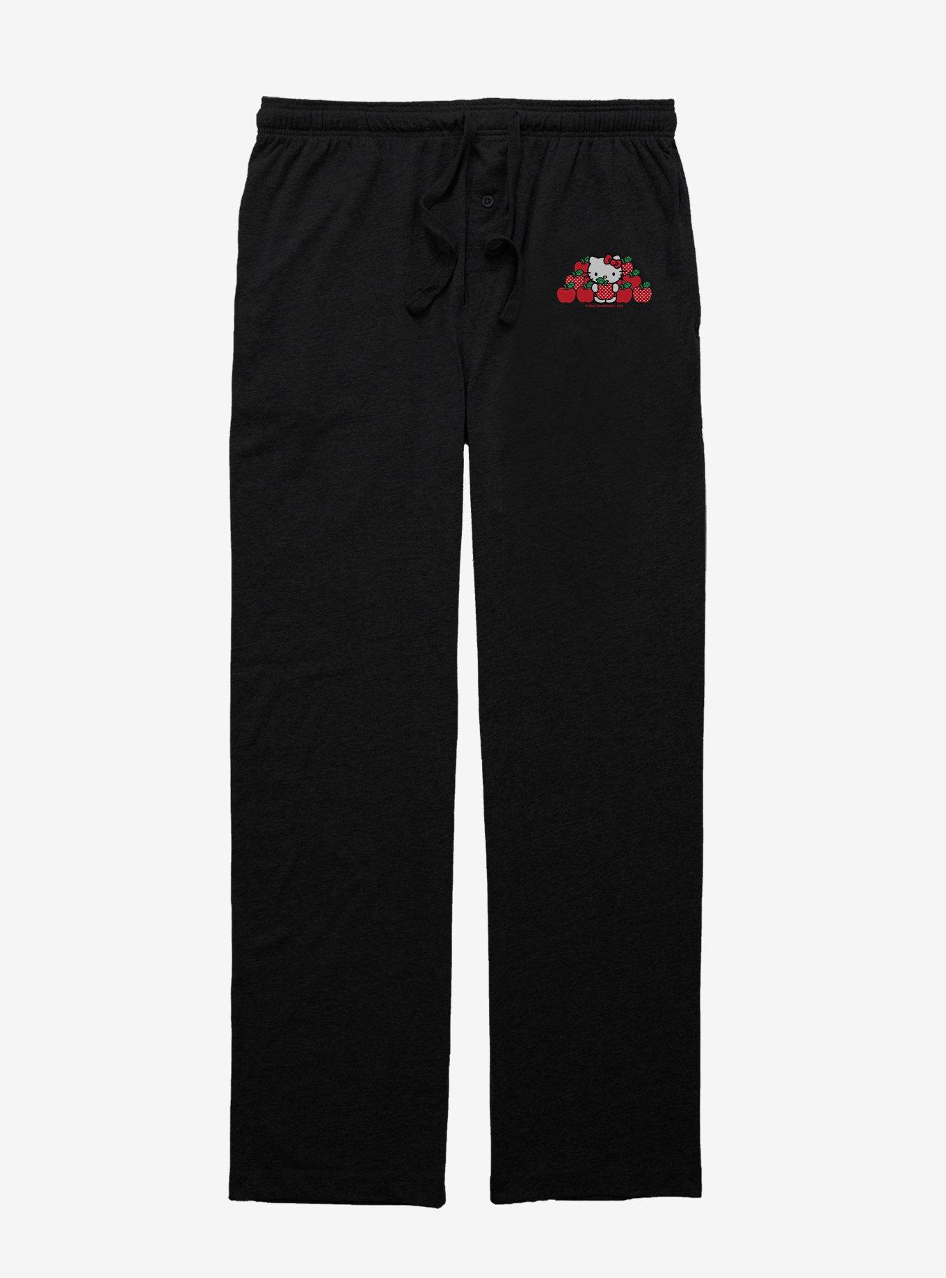 Hello Kitty Apple Picking Pajama Pants - BLACK