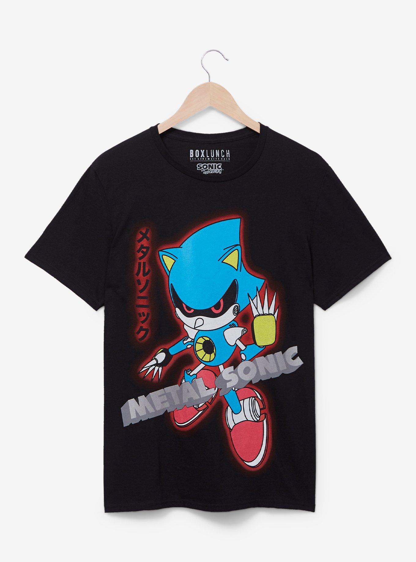 Sonic the Hedgehog Metal Sonic T-Shirt - BoxLunch Exclusive, BLACK, hi-res