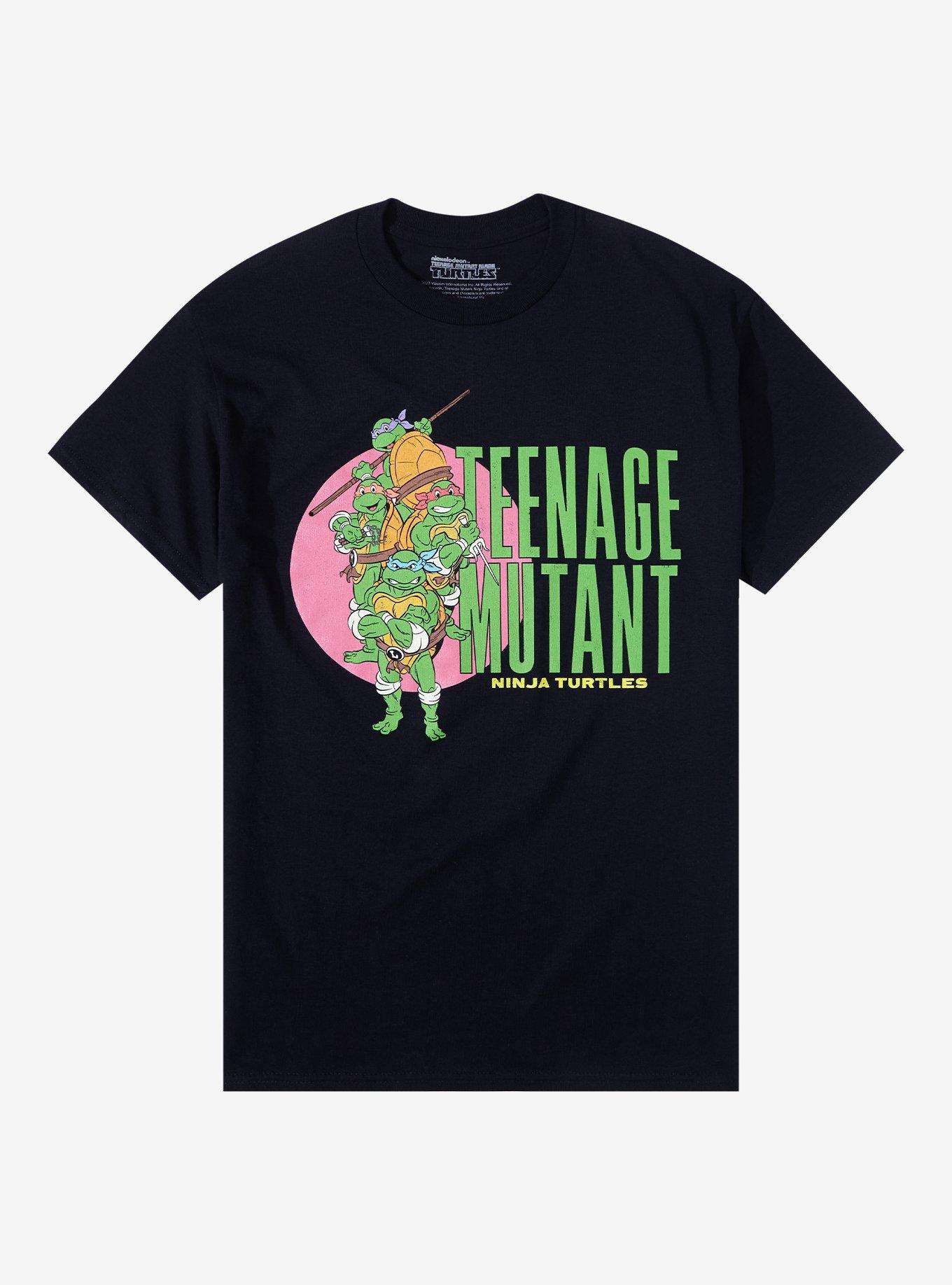 Teenage Mutant Ninja Turtles Group Portrait T-Shirt - BoxLunch Exclusive, BLACK, hi-res