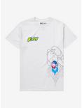 Nintendo Kirby Jetpack Outline T-Shirt - BoxLunch Exclusive, LIGHT GREY, hi-res