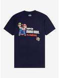 Nintendo Super Mario Bros. Luigi & Mario Portrait T-Shirt, NAVY, hi-res