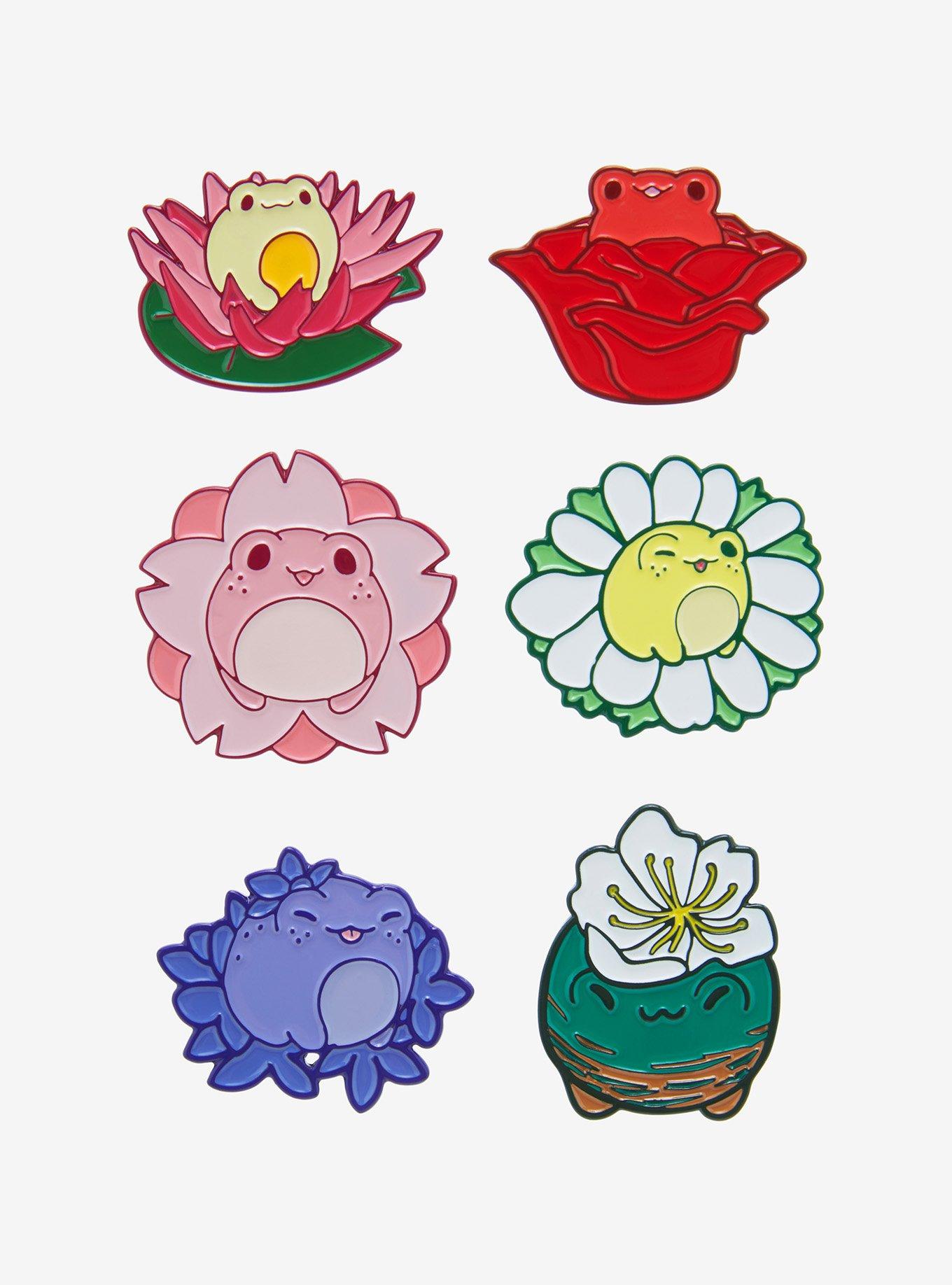 Flower Frog Blind Bag Enamel Pin - BoxLunch Exclusive, , hi-res