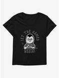 Addams Family Movie Games Begin Womens T-Shirt Plus Size, BLACK, hi-res