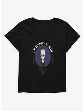 Addams Family Movie I'm Happy Inside Womens T-Shirt Plus Size, , hi-res