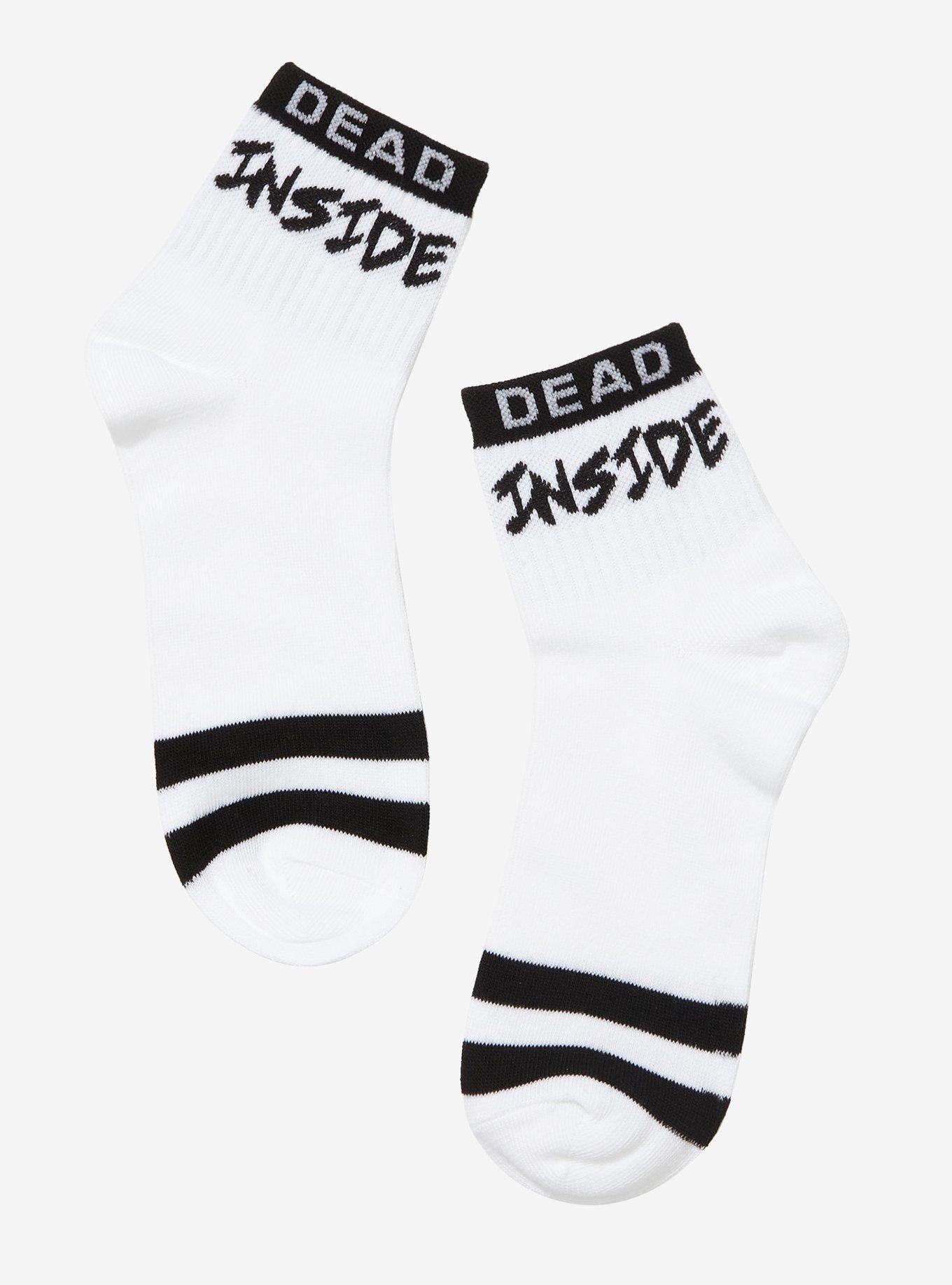 Dead Inside Ankle Socks, , hi-res