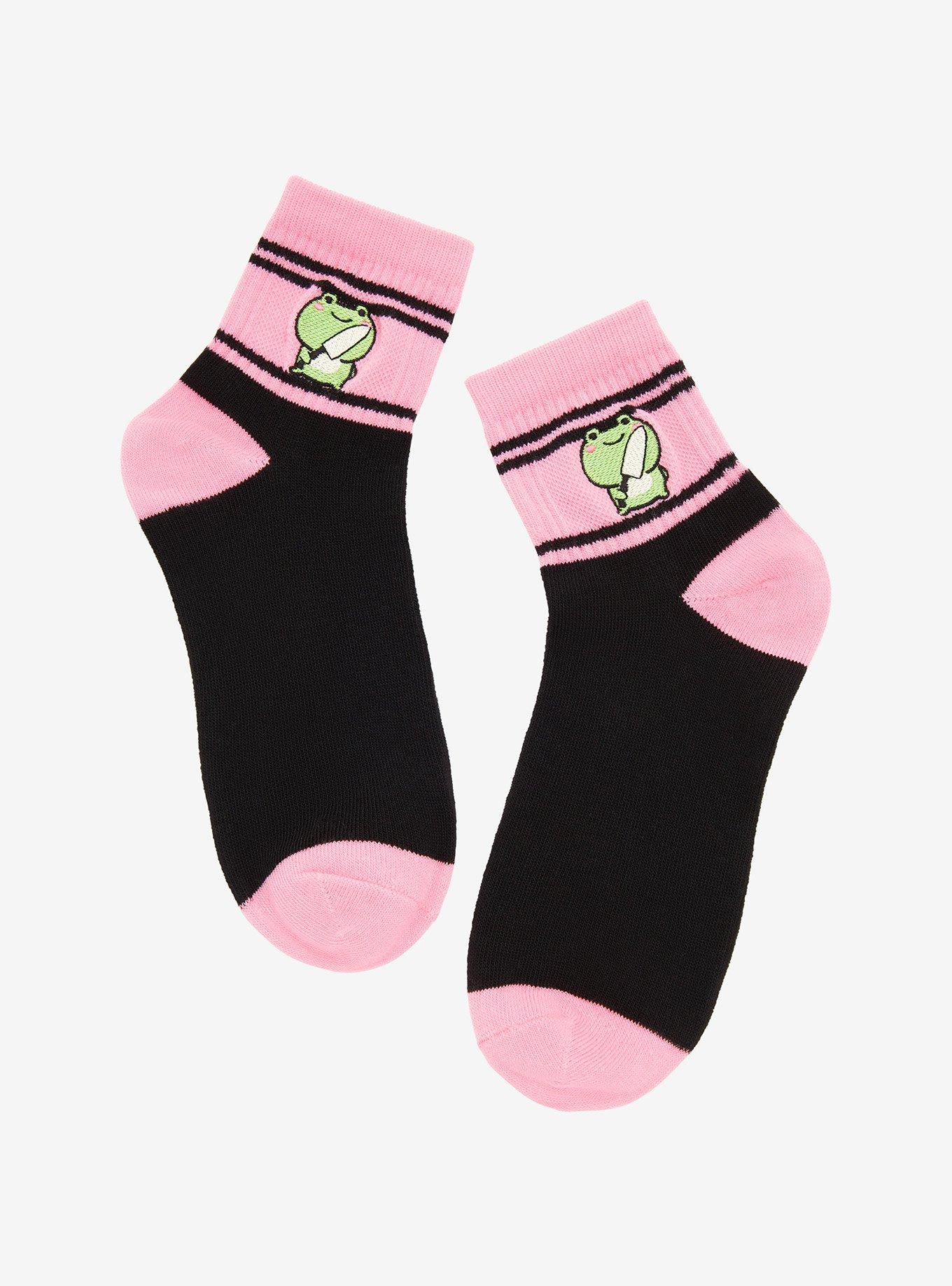 Frog Knife Varsity Ankle Socks, , hi-res