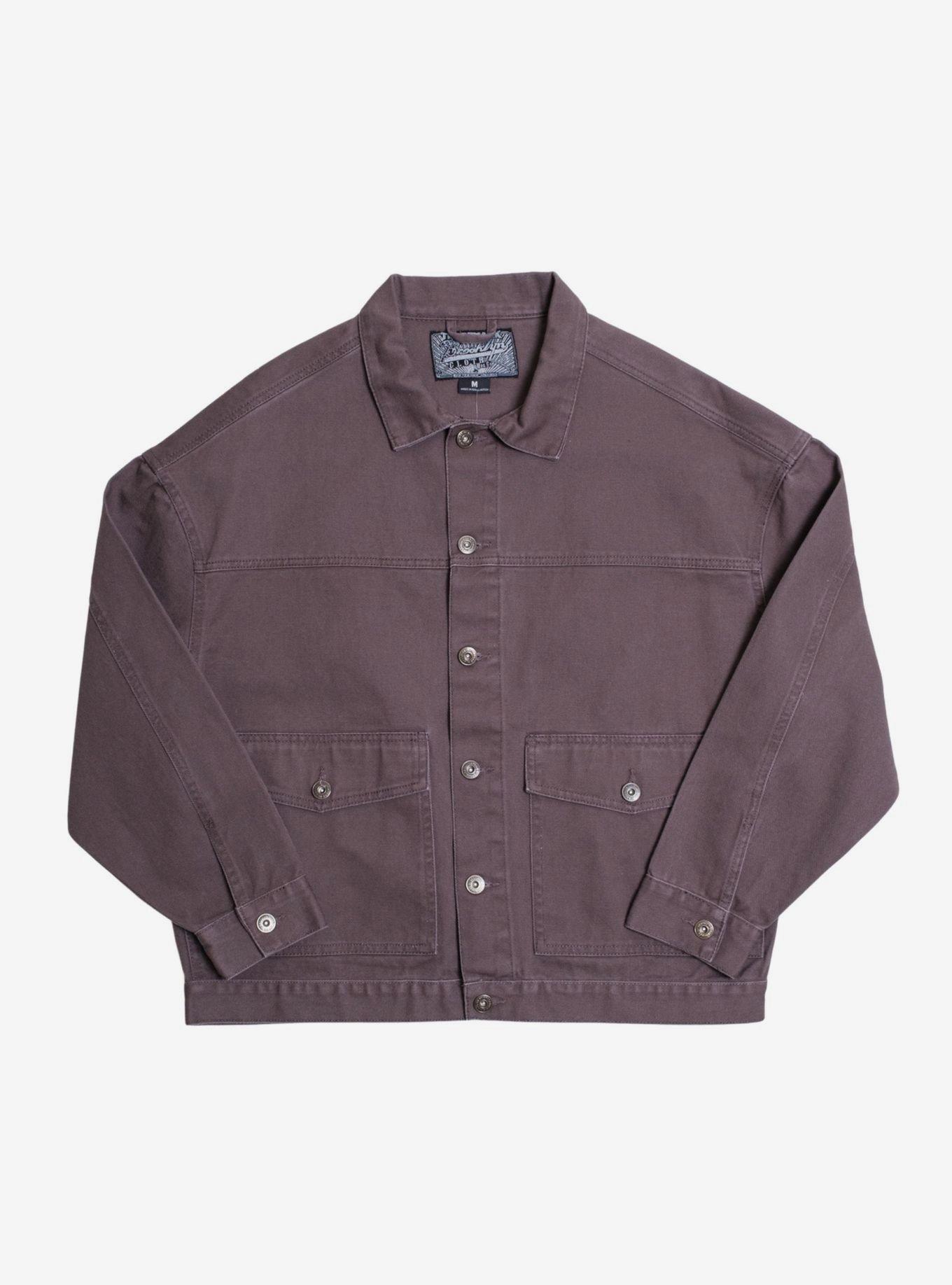 Charcoal Bull Denim Workwear Jacket, , hi-res
