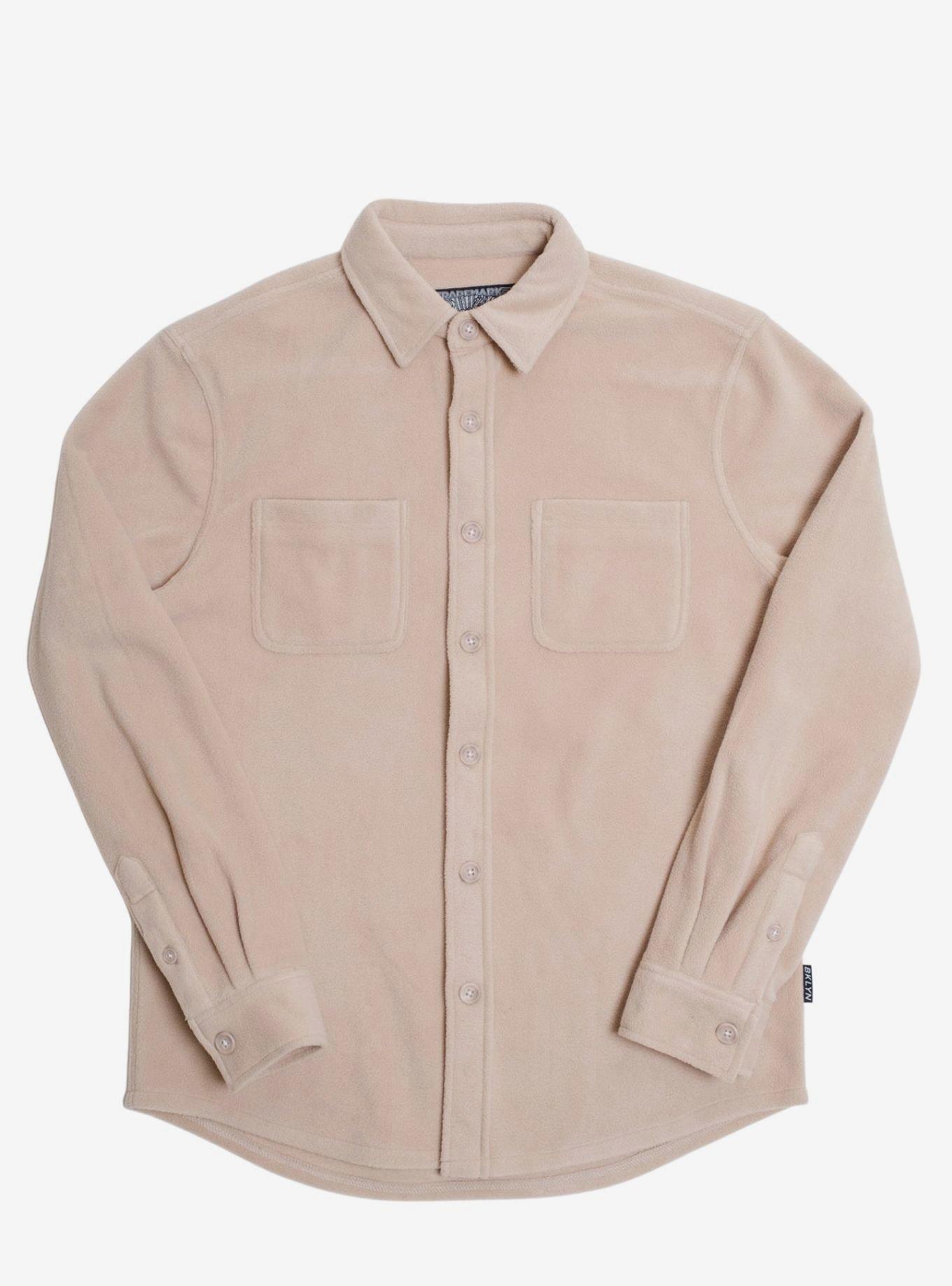 Khaki Heavy Knit Shacket, , hi-res