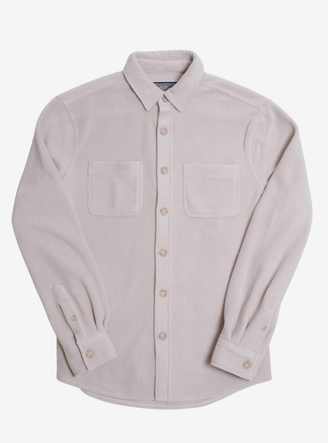 Light Grey Heavy Knit Shacket, GREY, hi-res