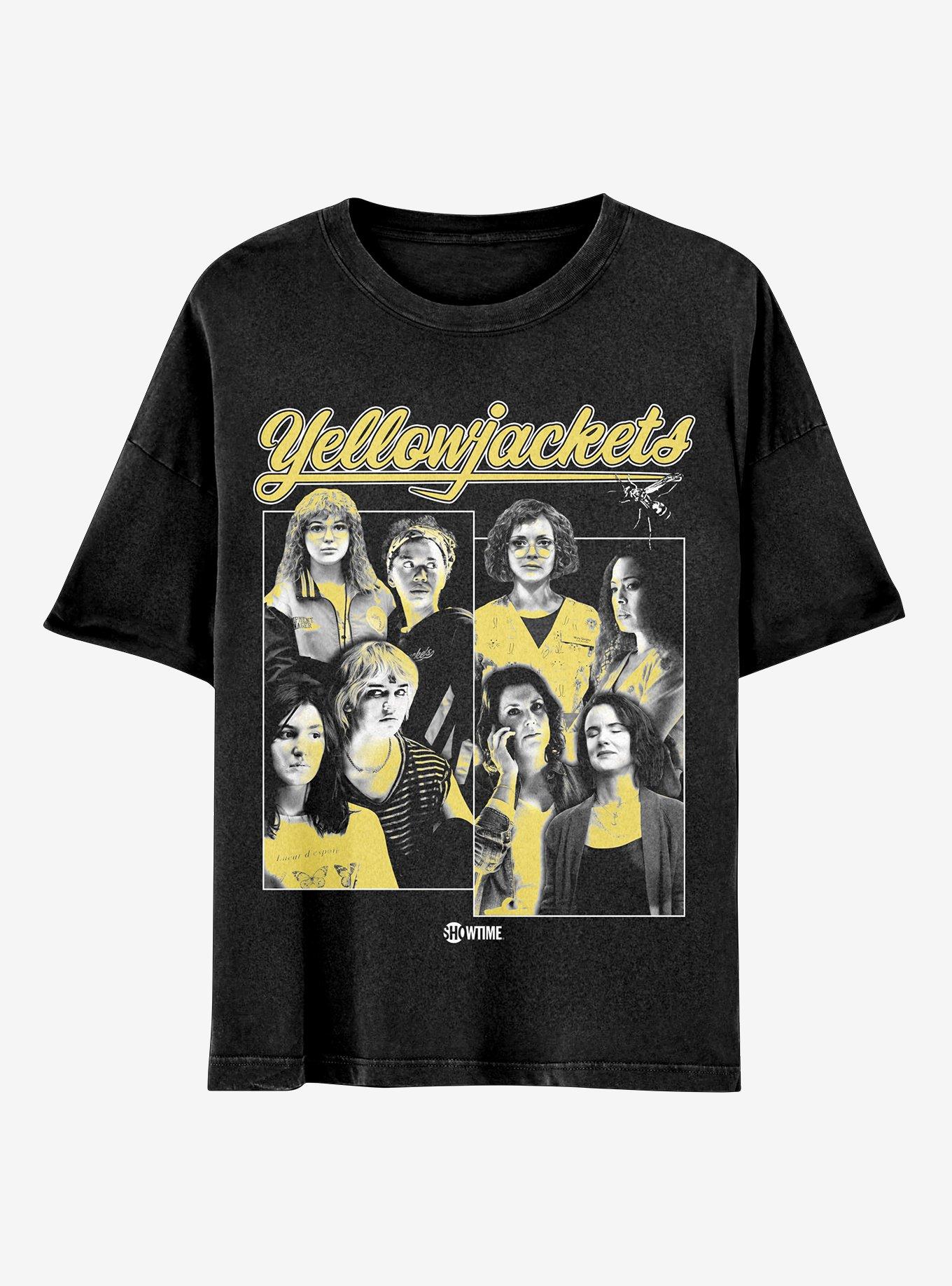 Yellowjackets Tonal Character Parallels T-Shirt, BLACK, hi-res