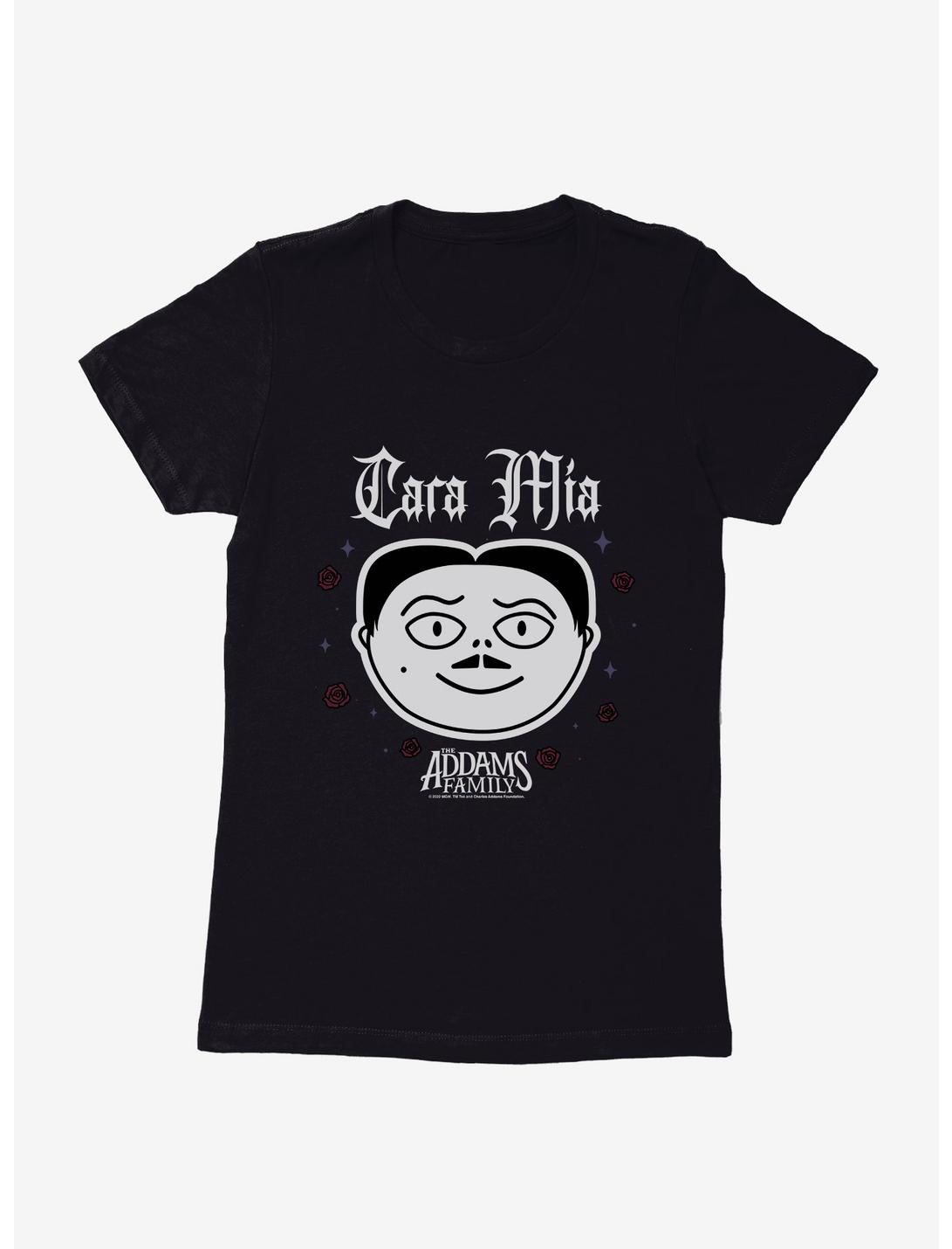 Addams Family Movie Cara Mia Womens T-Shirt, BLACK, hi-res