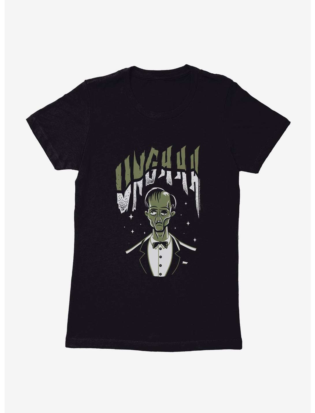 Addams Family Movie Caricature Lurch Unghhh Womens T-Shirt, BLACK, hi-res