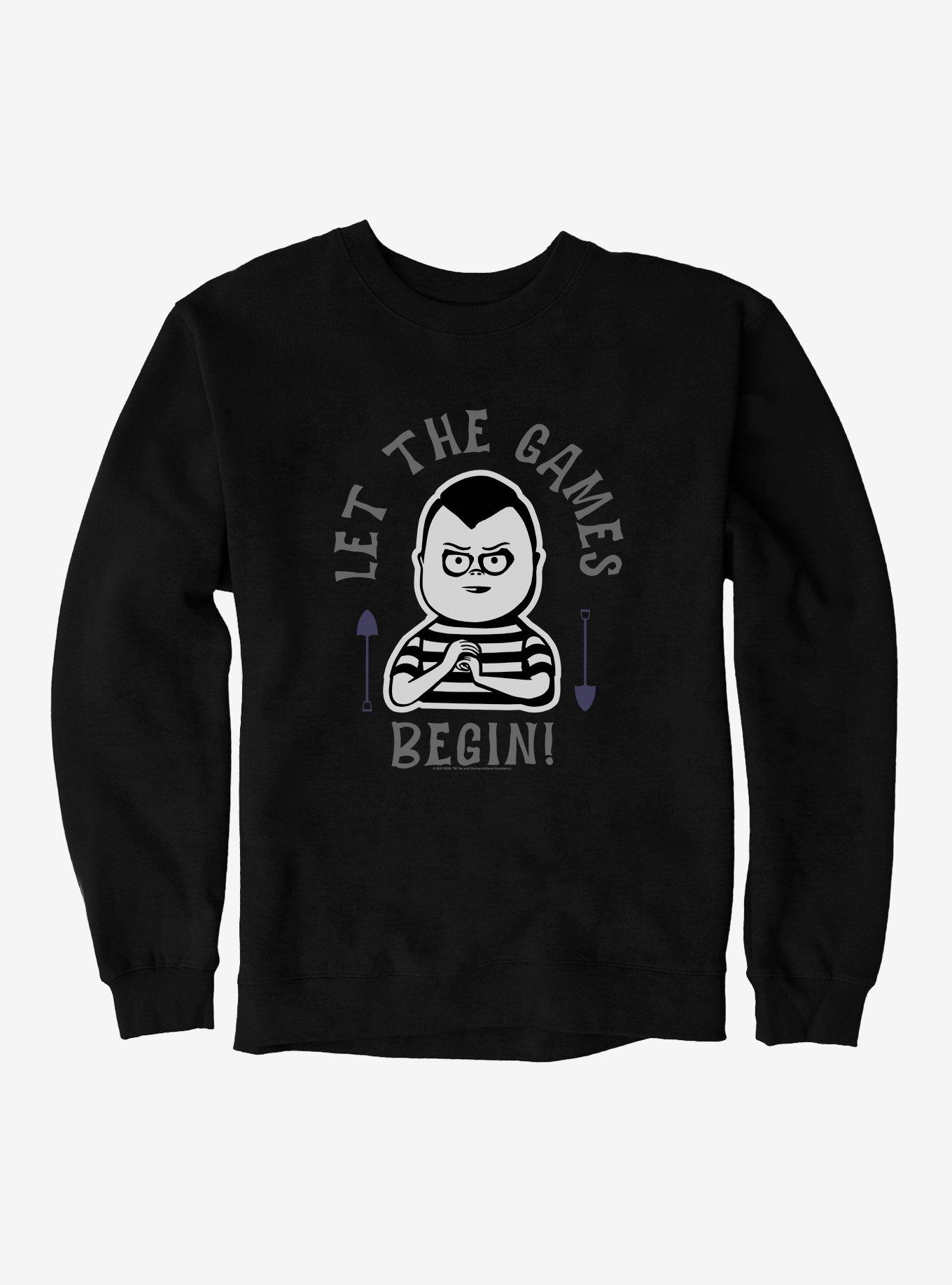 Addams Family Movie Games Begin Sweatshirt, , hi-res