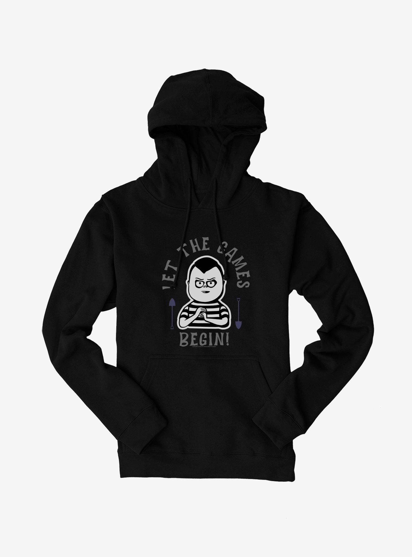 Addams Family Movie Games Begin Hoodie, , hi-res
