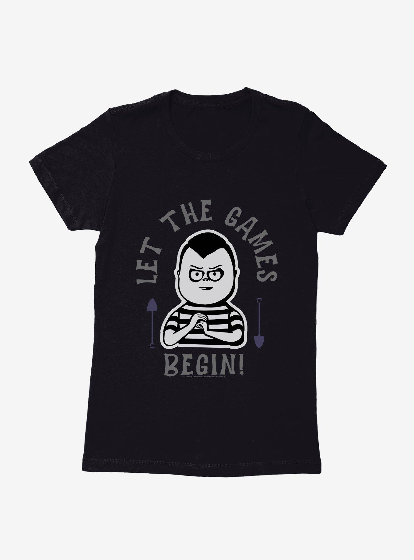 Addams Family Movie Games Begin Womens T-Shirt, , hi-res