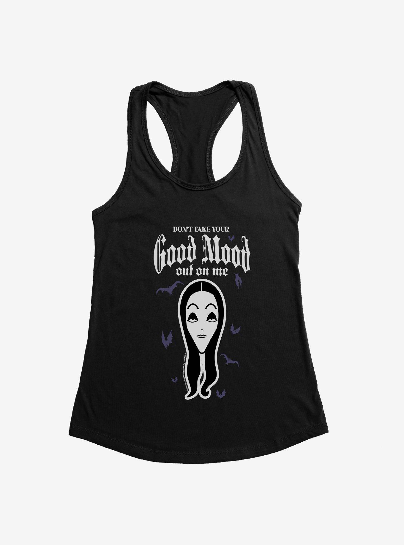 Addams Family Movie Good Mood Womens Tank Top, BLACK, hi-res