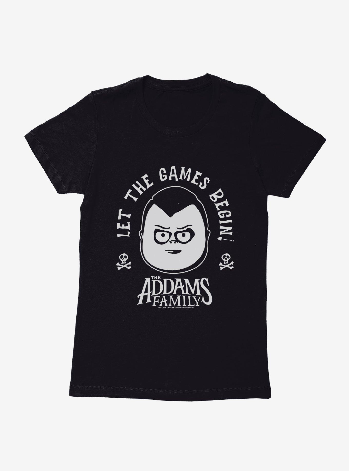 Addams Family Movie Let The Games Begin Womens T-Shirt, , hi-res