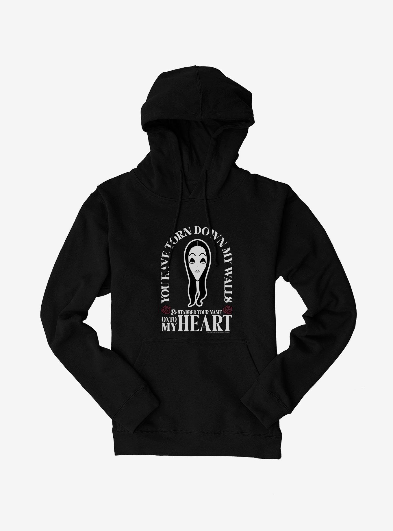 Addams Family Movie Torn Down My Walls Hoodie, BLACK, hi-res