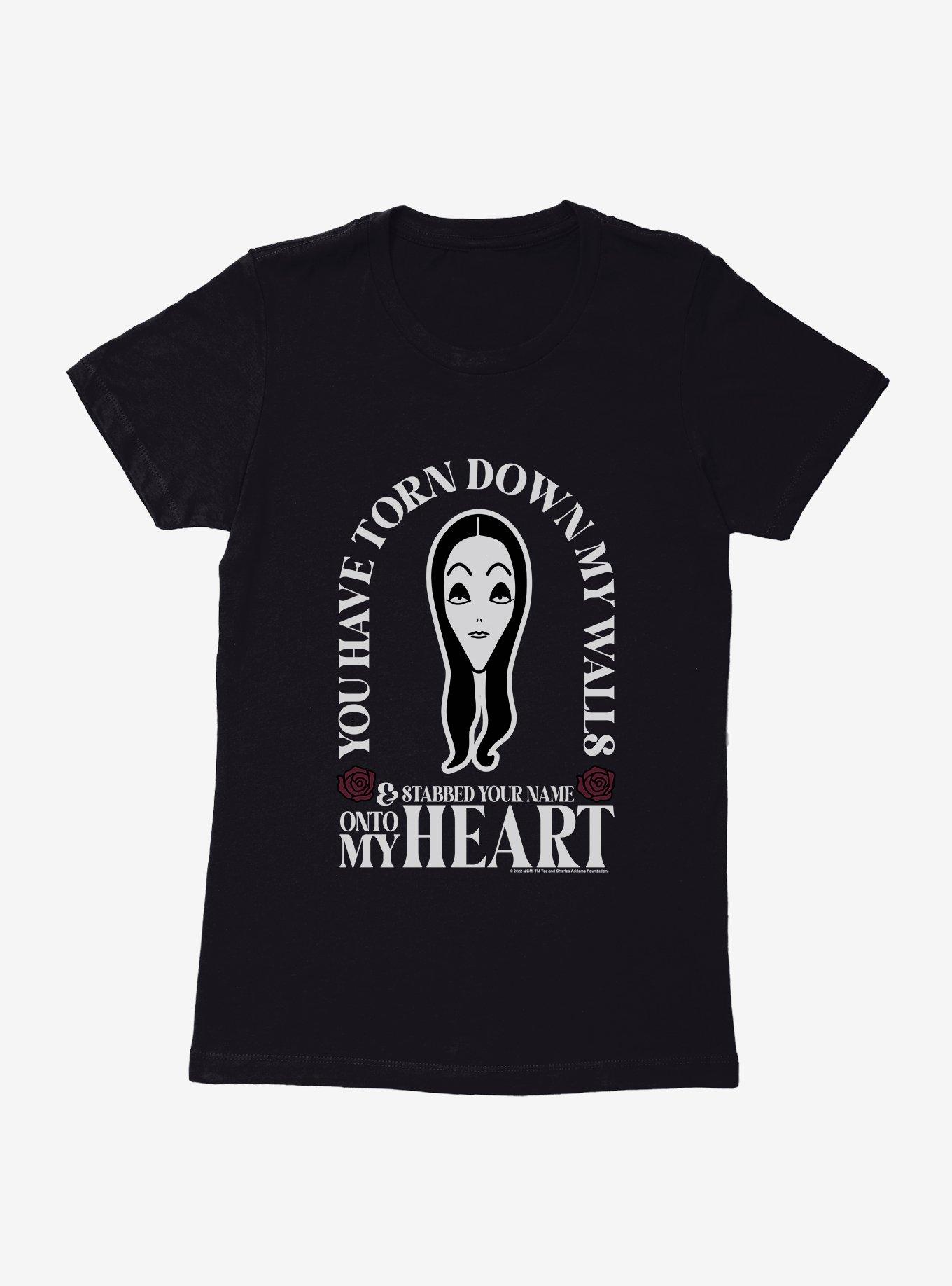 Addams Family Movie Torn Down My Walls Womens T-Shirt, BLACK, hi-res