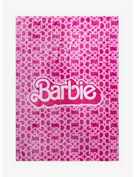 Barbie Repeat Logo Throw Blanket, , hi-res