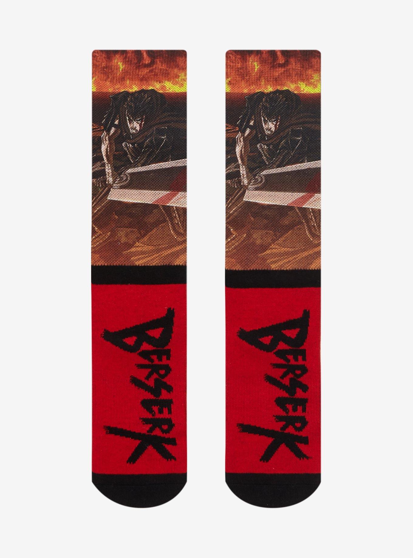 Berserk Guts Crew Socks, , hi-res