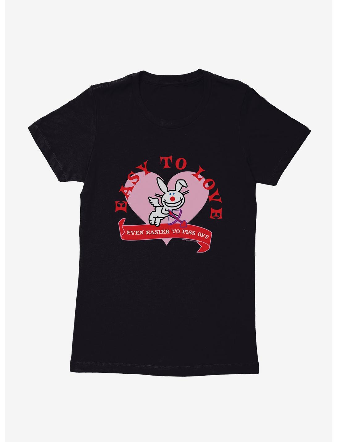 It's Happy Bunny Easy To Love Womens T-Shirt, , hi-res