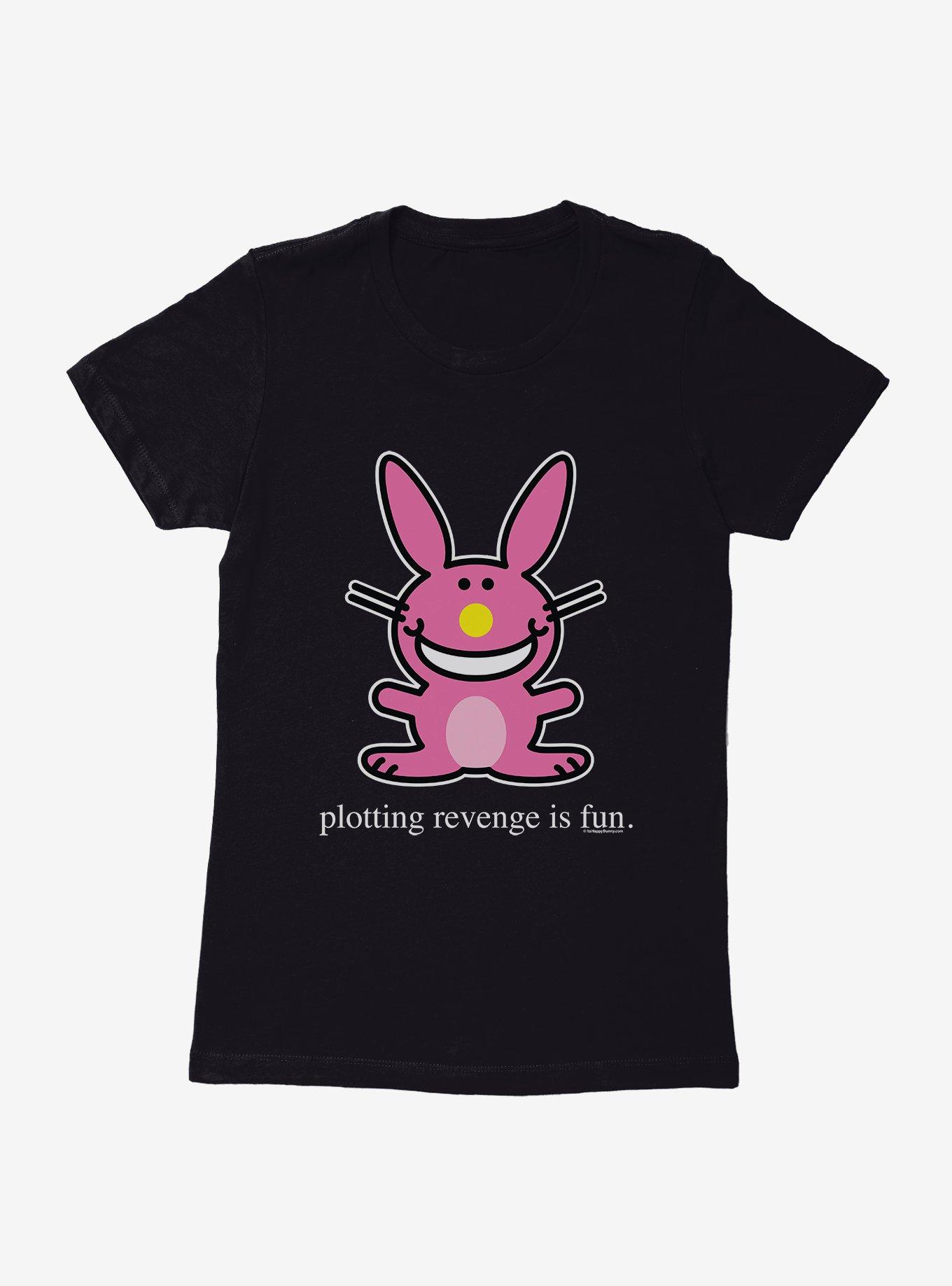 It's Happy Bunny Revenge Is Fun Womens T-Shirt, , hi-res