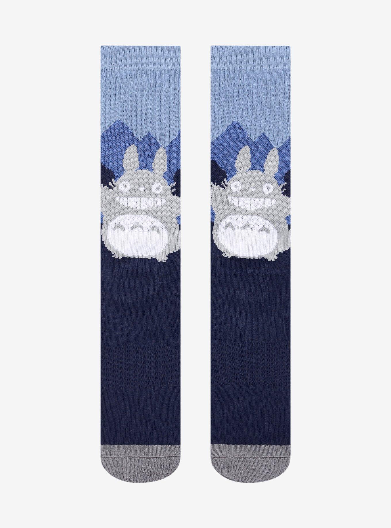 Studio Ghibli My Neighbor Totoro Mountain Scene Crew Socks, , hi-res