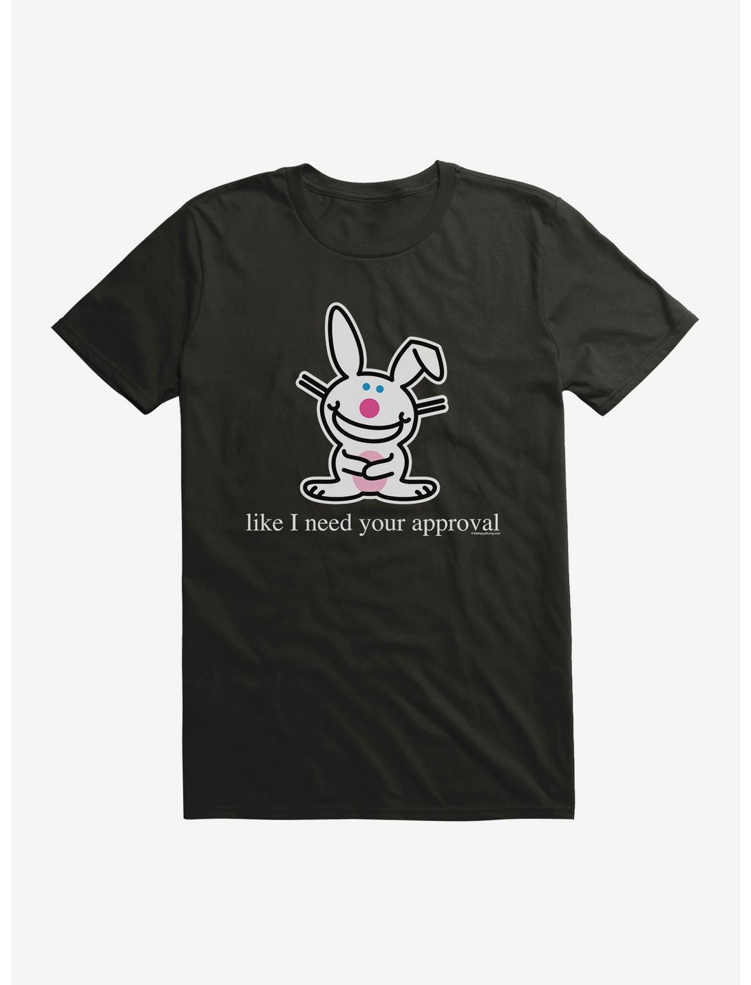 It's Happy Bunny Don't Need Your Approval T-Shirt, , hi-res
