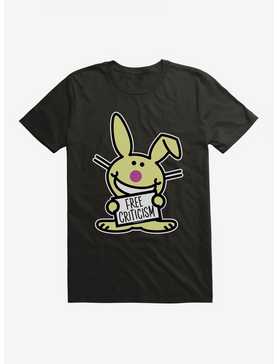 It's Happy Bunny Free Criticism T-Shirt, , hi-res