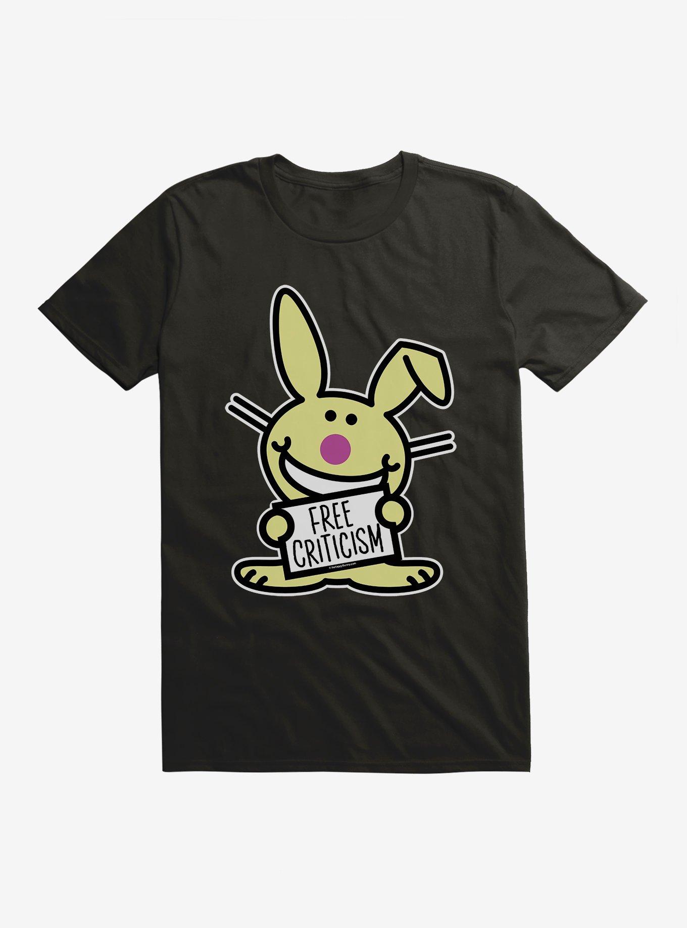 It's Happy Bunny Free Criticism T-Shirt, , hi-res